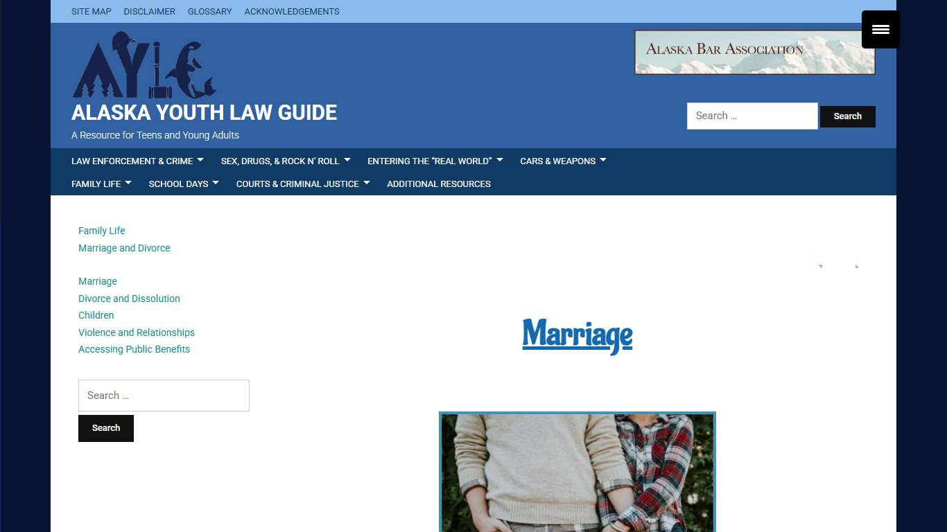 Marriage – Alaska Youth Law Guide