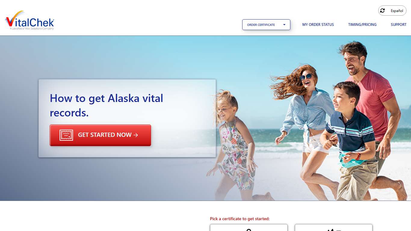 Alaska (AK) Vital Records | State Certificates - VitalChek