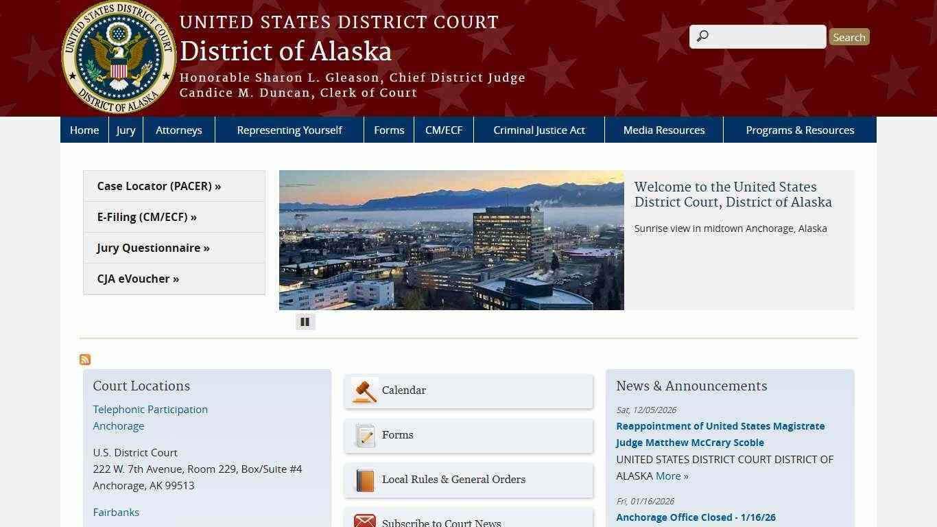 District of Alaska | United States District Court